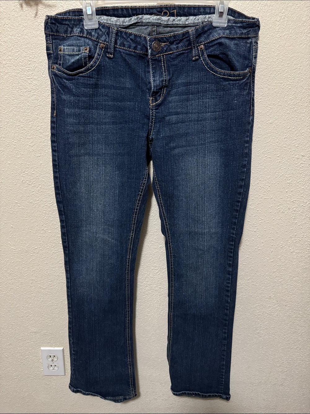 Dark Wash Slim Boot Jeans